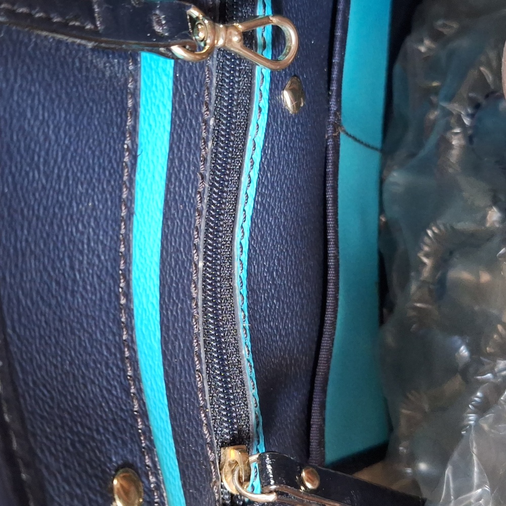 kate spade STORYBOOK Harmony Boutique Stripe Tote EUC - Picture 11 of 11